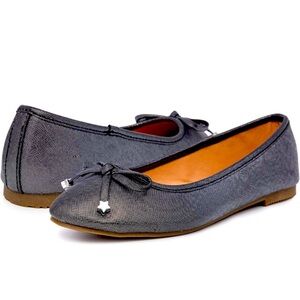 Nautica Girls' Dress Slip On Ballerina Flats